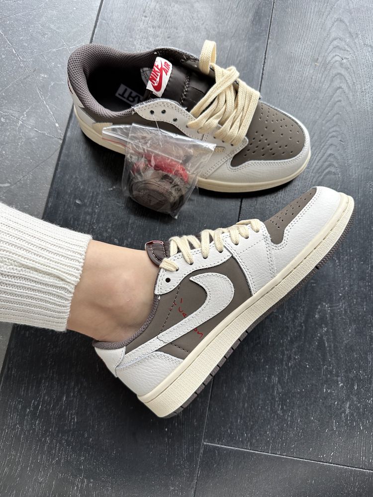 Кроссовки Nike Air Jordan 1 Retro Low Og Sp Travis Scott Reverse Mocha