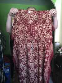 Taniej  nowa Sukienka długa indyjska duzy rozmiar