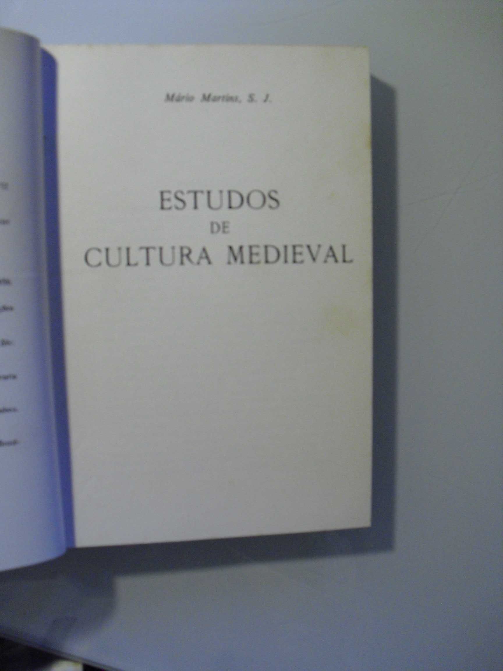 Martins (Mário,S.J);Estudos de Cultura Medieval-Volume II