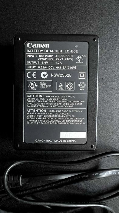 Carregador Canon LC - E6 + Bateria LP-E6