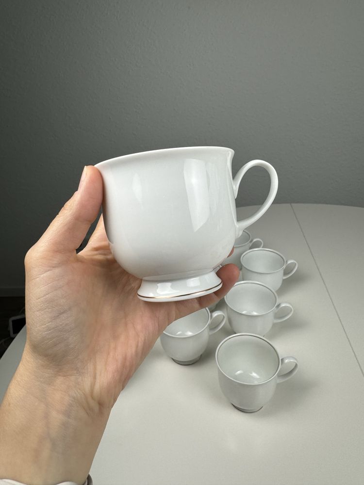 Porcelanowe kubki filiżanki Rosenthal Classic Rose