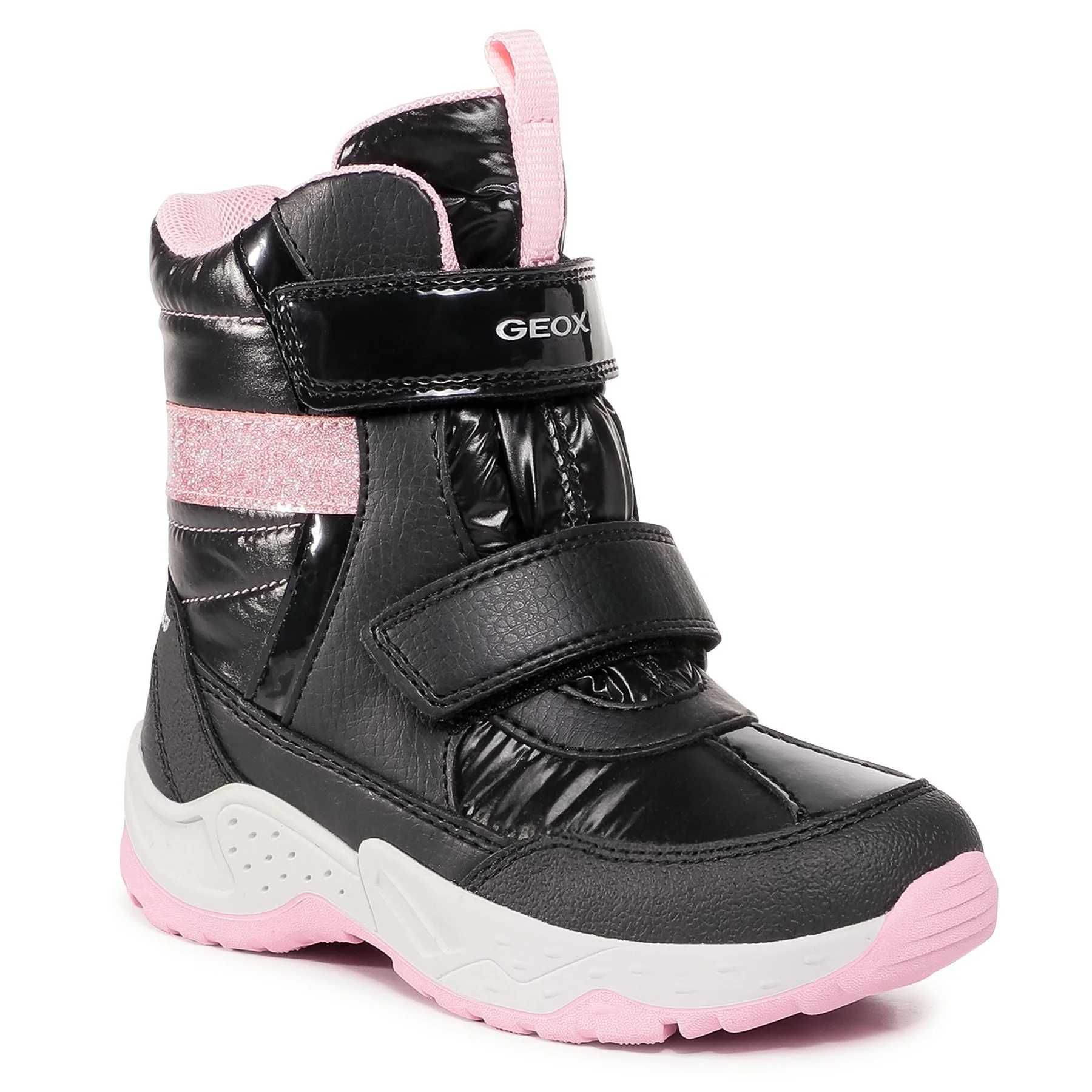 Geox Śniegowce Sentiero  Black/Pink rozmiar 37