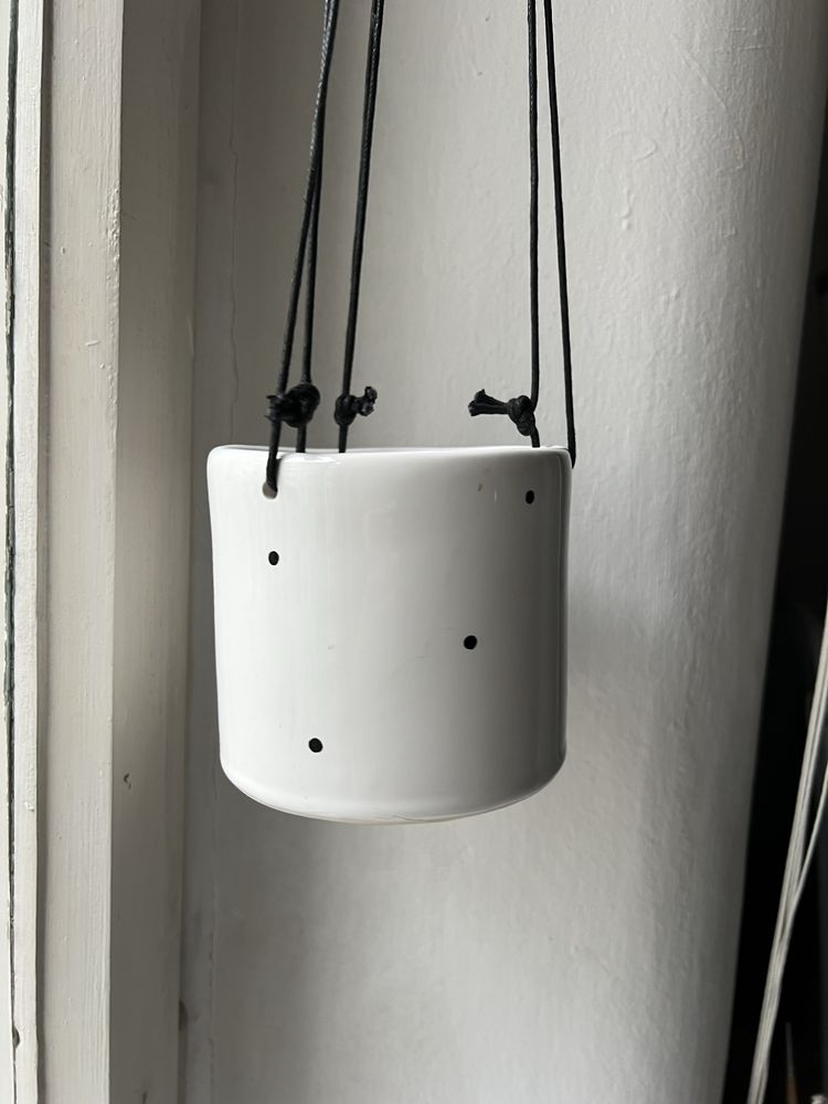 Wisząca osłonka na roślinę FOR.REST doniczka śr 10 cm