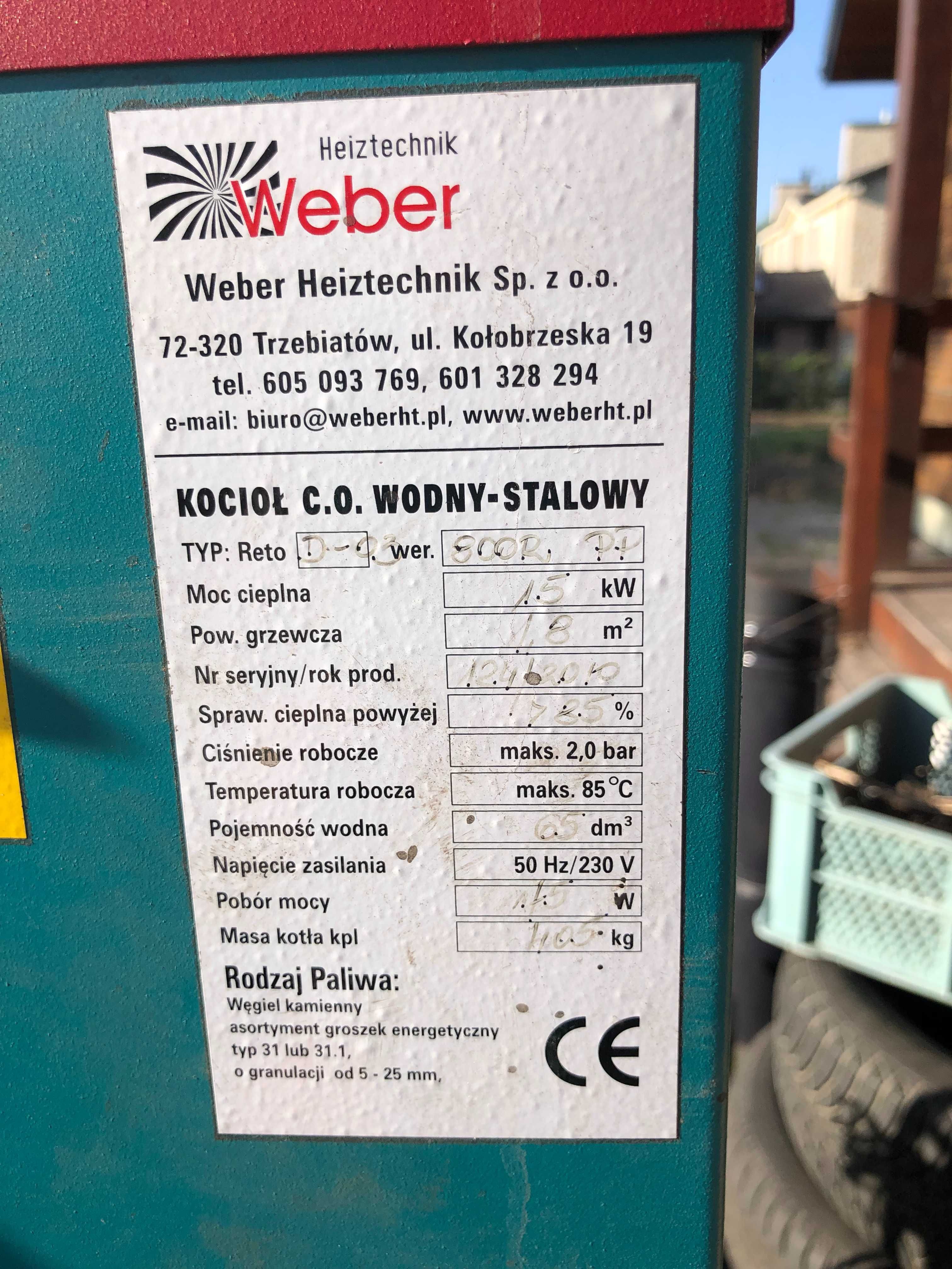 części do pieca na ekogroszek + podajnik