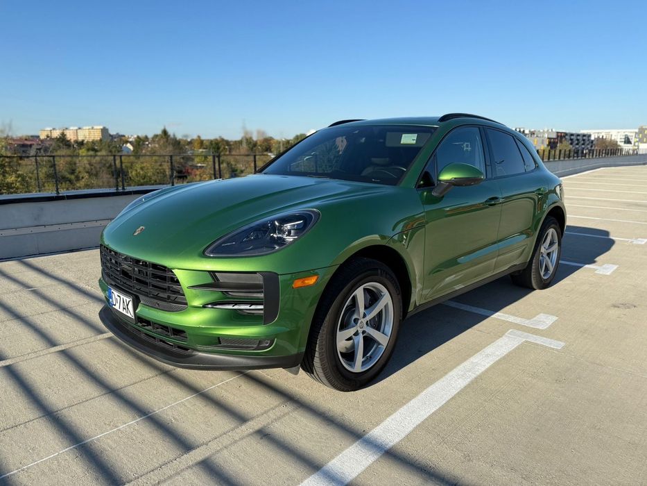 Porsche Macan Piękny zielony PORSCHE MACAN