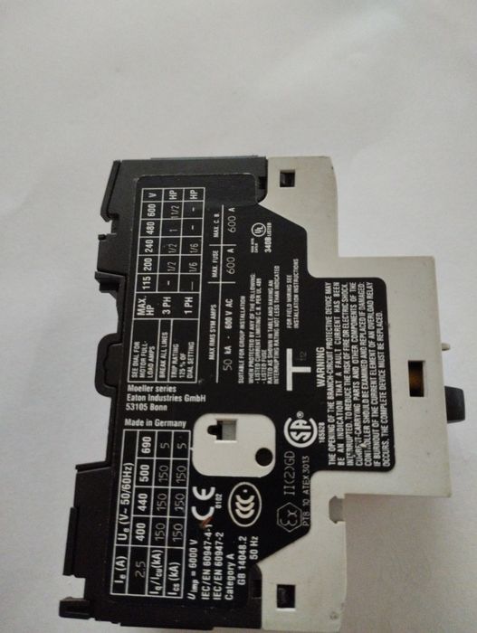 Wyłącznik silnikowy 3P Eaton PKZMO-2.5
