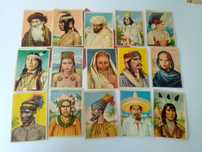 Cromos antigos raças humanas cada 1€