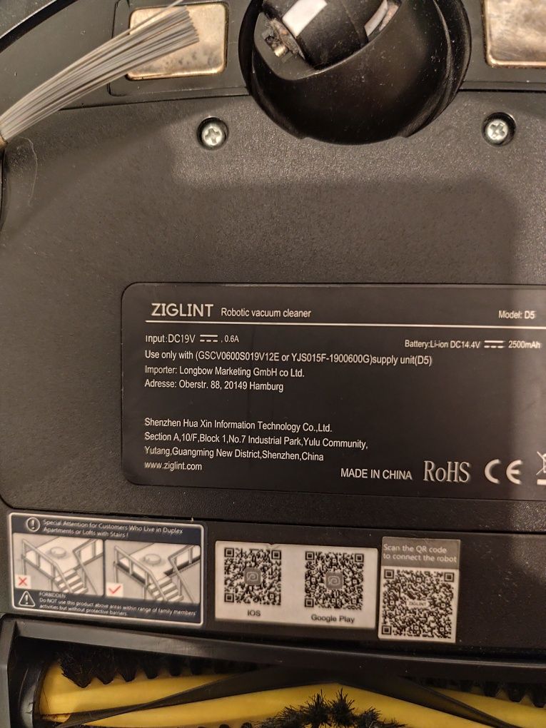 Odkurzacz Ziglint D5 robot sprzątający