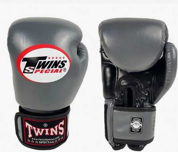 Luvas Boxe Kickboxing TWINS SPECIAL CINZA 10oz