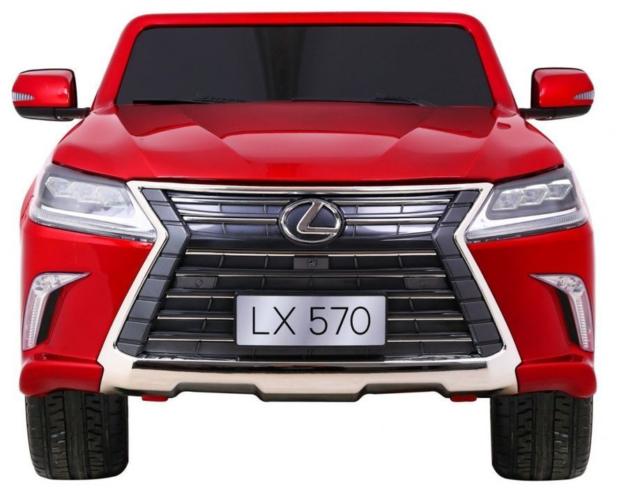 Lexus Lx570 Lakierowane Autko Dla 2 Dzieci Czerwony Pilot Eva Radio