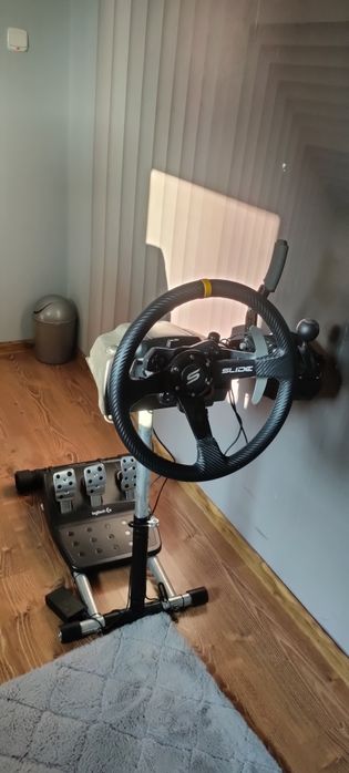 Logitech G29+Shifter, ręczny, stojak.