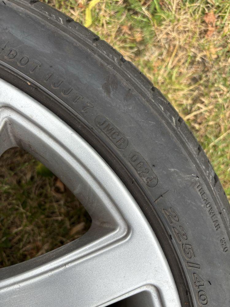 Koła 5x112x18 sline audi vw skoda 225/40 R18 original