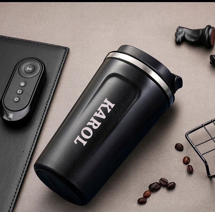 Personalizowany kubek termiczny bidon termos z imieniem grawer prezent