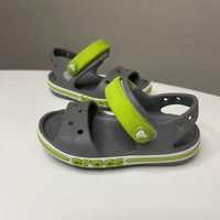 Crocs Bayaband Sandal Charcoal детские сандали серые  С7-J3