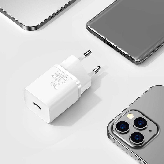 Baseus Super Si 1C Ładowark 20W USB C Kabel iPhone Lightning Sklep Wwa
