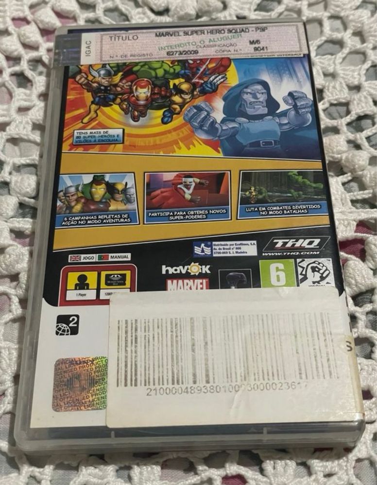 Jogo • Marvel Super Hero Squad • PSP Essentials