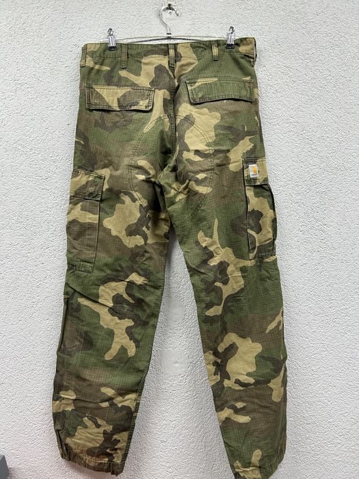 Штани Carhartt cargo W32 (M-L) карго мілітарі камуфляжні