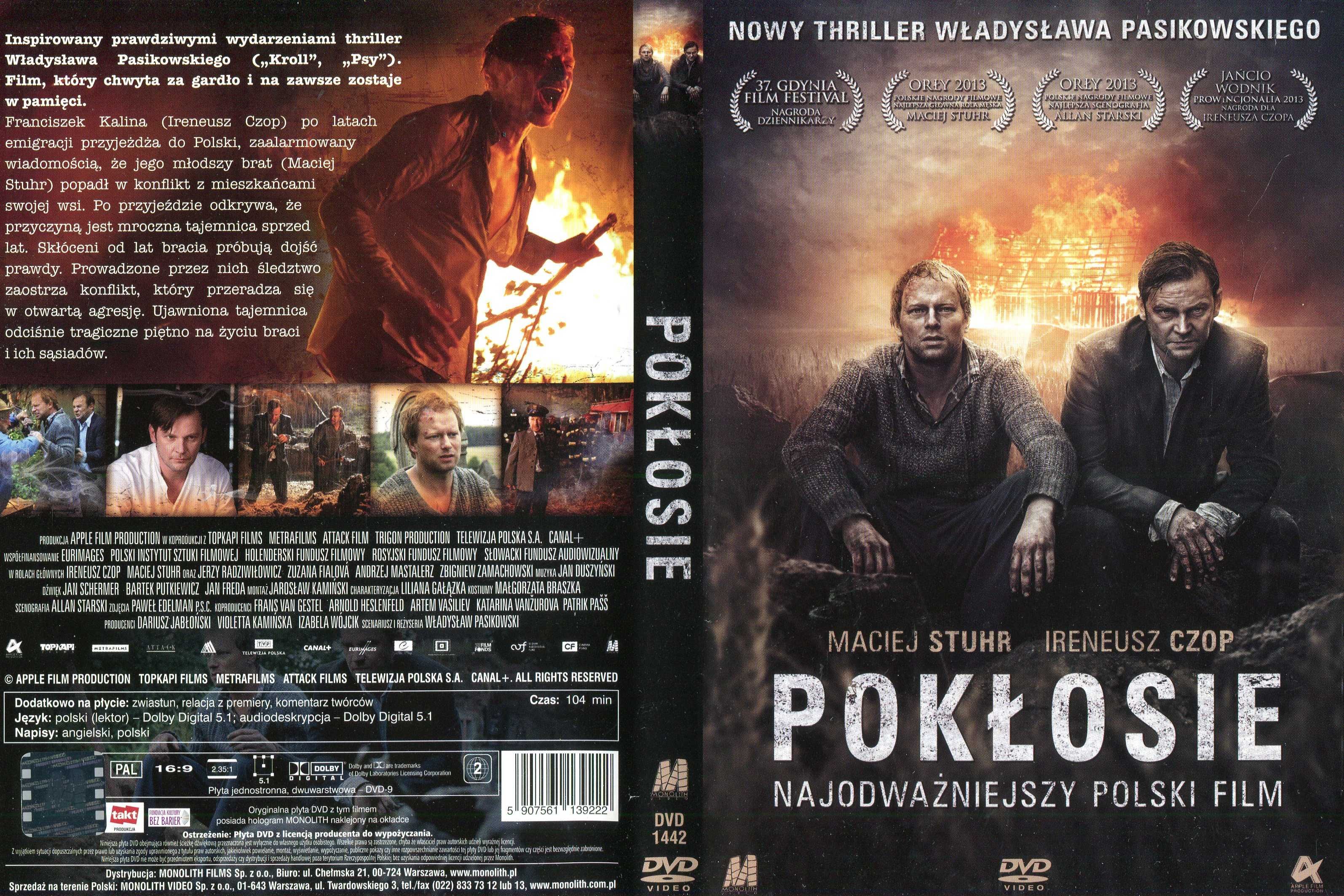 Pokłosie płyta dvd