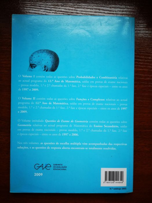 Matemática - Questões de Exame do 12.º Ano - Volume I