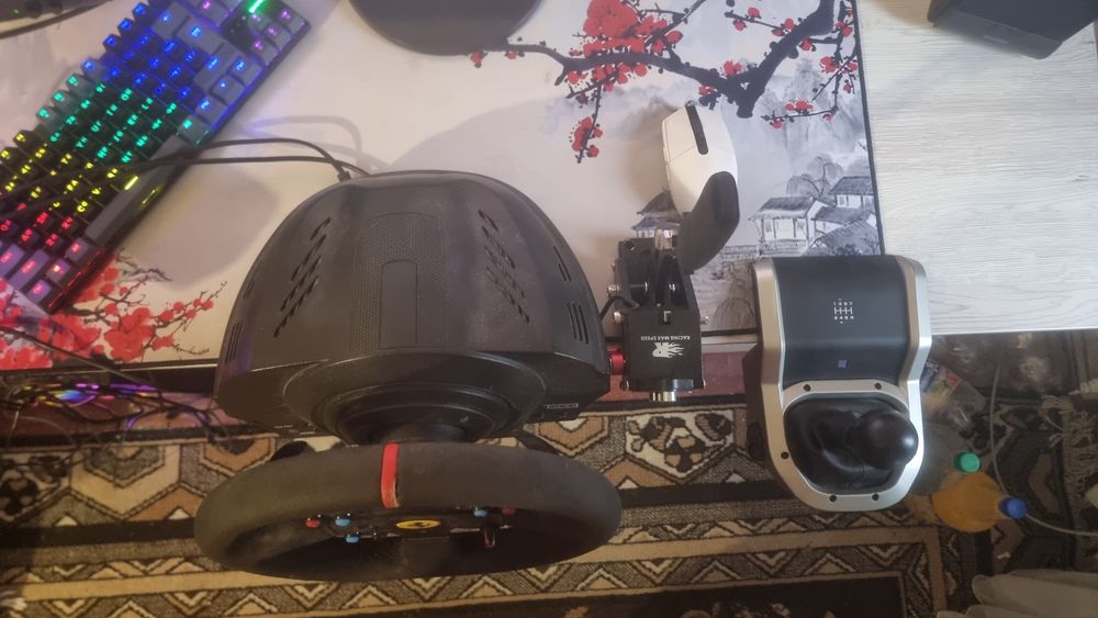 Игровой руль Thrustmaster T300 Alcantara Edition | Кпп и ручник