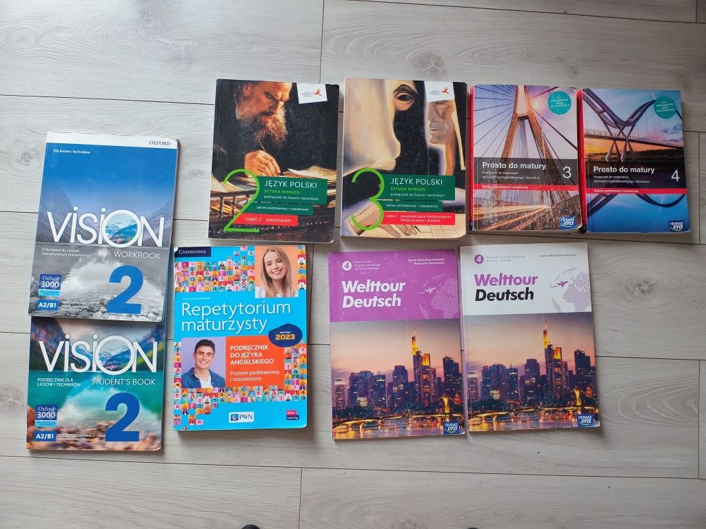 Podręczniki szkoła średnia 2, 3, 4 klasa