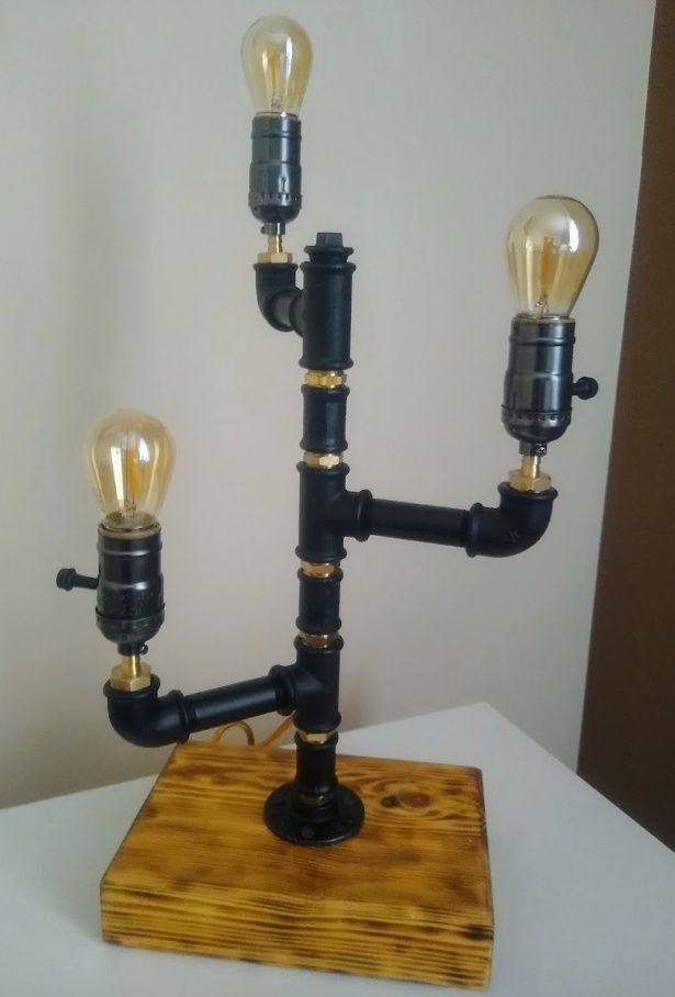 Lampka nocna loft edison