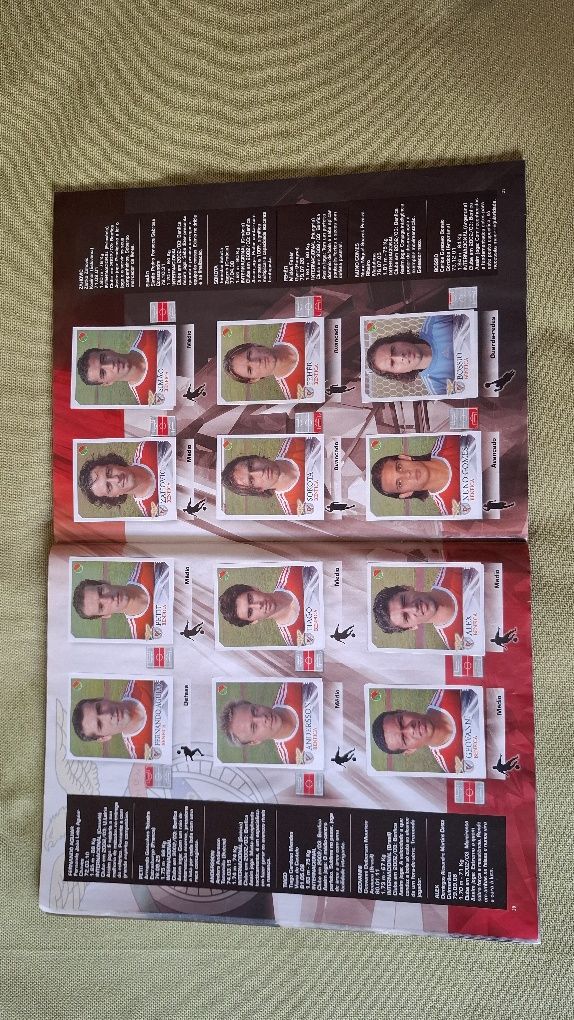 Caderneta de futebol 2003-04 completa
