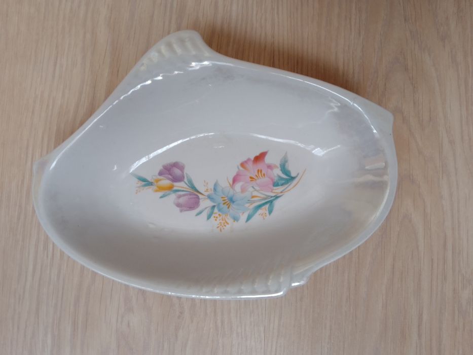 Набор посуды Менажницы салатницы фигурные фарфоровые 3 штуки