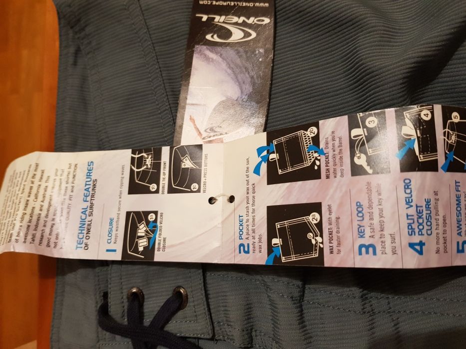 Bermudas O'Neill surftrunks novos