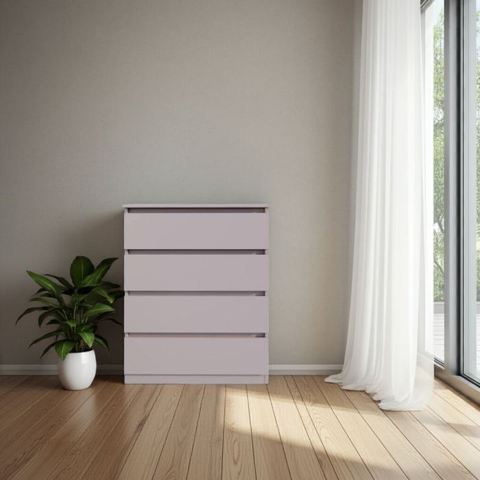 Комод високий, широкий в спальню, гардероб на 4 ящика 80х40х100см