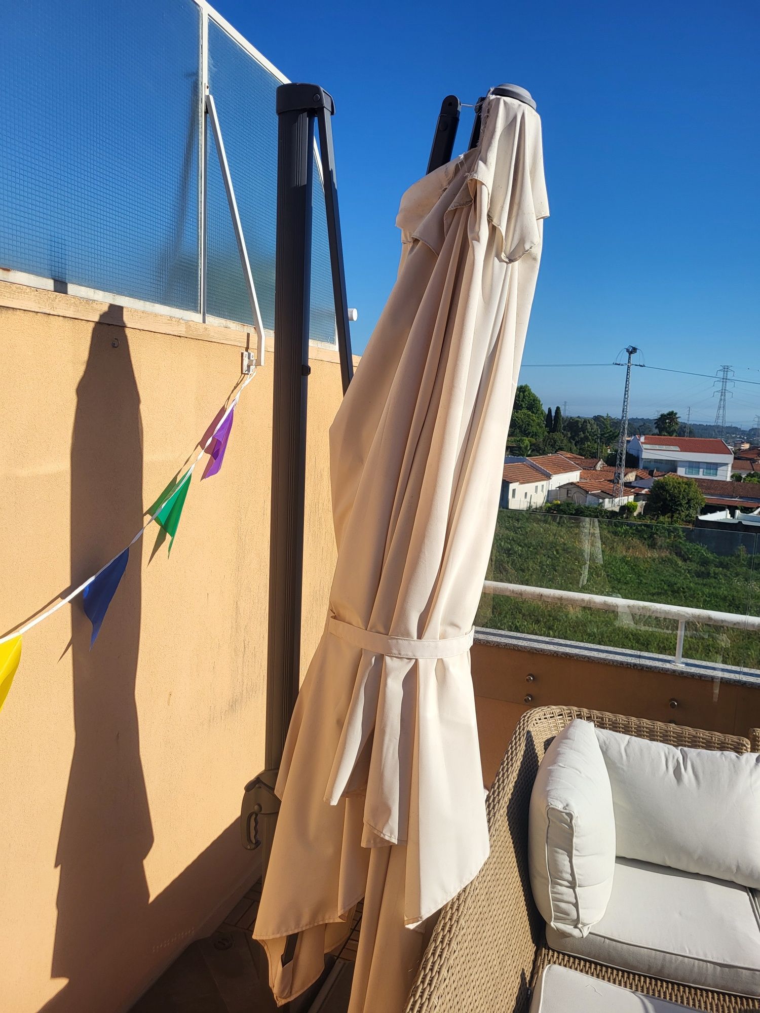 Chapéu de Sol 4x3 com Base