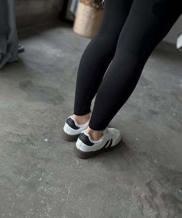 37 38 39р.Білі зимові кеди .Натур.пресс шкіра.Шкіряні кросівки