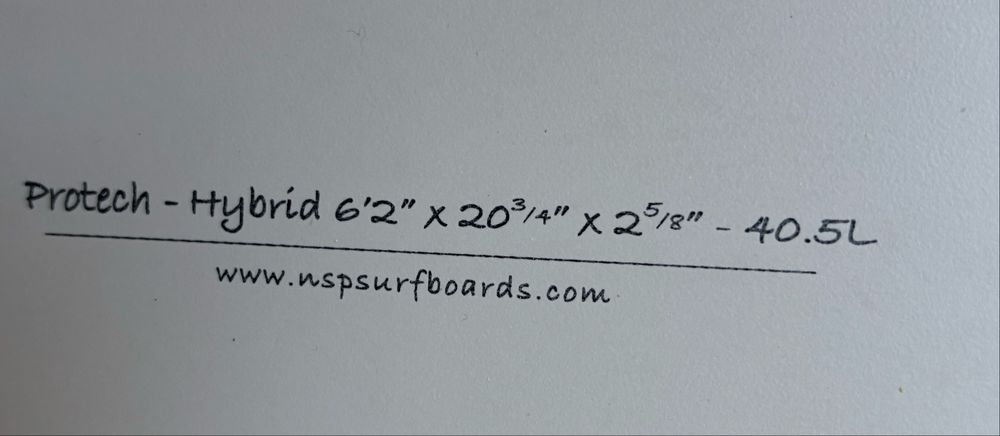 Prancha de Surf NSP Protech Hybrid 6’2” – 40.5L