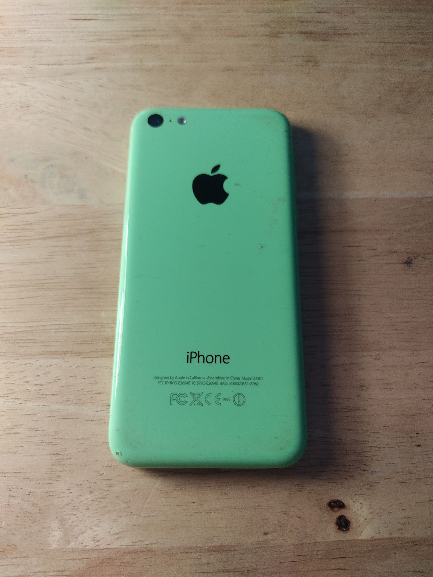 iPhone 5c verde para peças