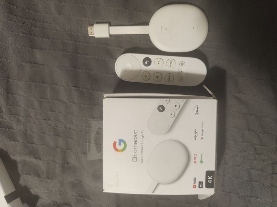 Zestaw multimedialny Chromecast 4k odtwarzacz przystawka do telewizora