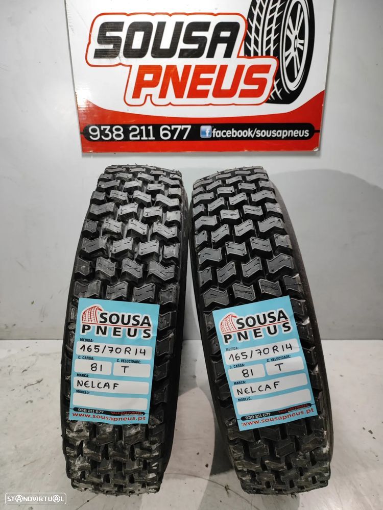 2 pneus novos de taco NELCAF 165-70r14 oferta dos portes 140 EUROS