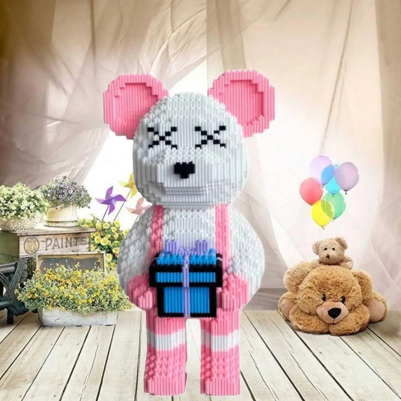 Акция Конструктор Magic Blocks  Bearbrick медведь медвежонок блоков 23