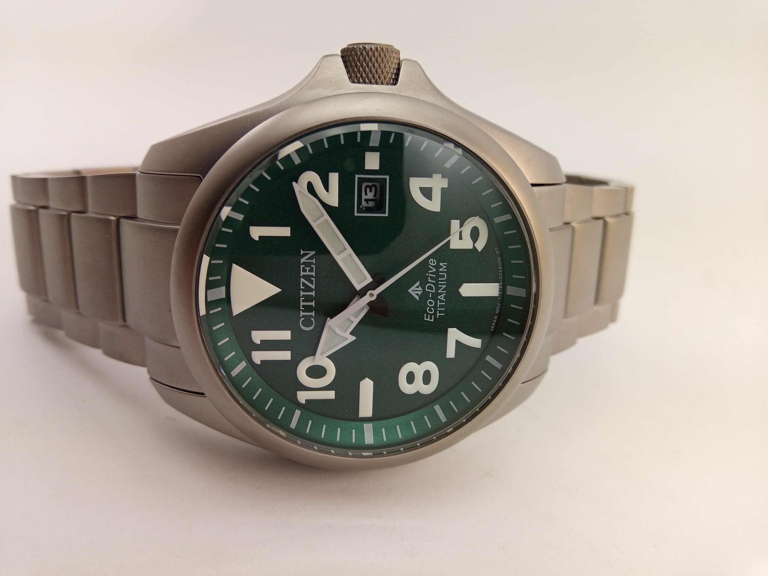 Японские титановые часы CITIZEN Promaster BN0241-59W - Сапфир, монокок
