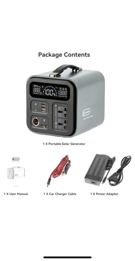 Зарядна станція Flashfish UA1100/1200вт/1100вт.ч