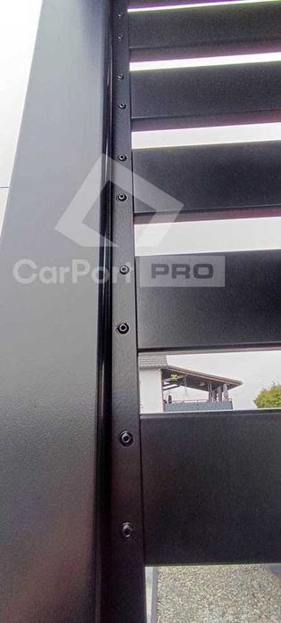 CarPort PREMIUM - wiata samochodowa 5x5 - antracyt   CP115