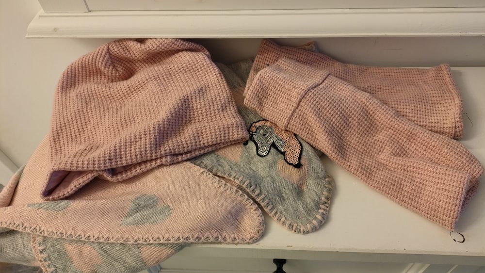 Czapka i getry Mała Mi i chusta 116/122