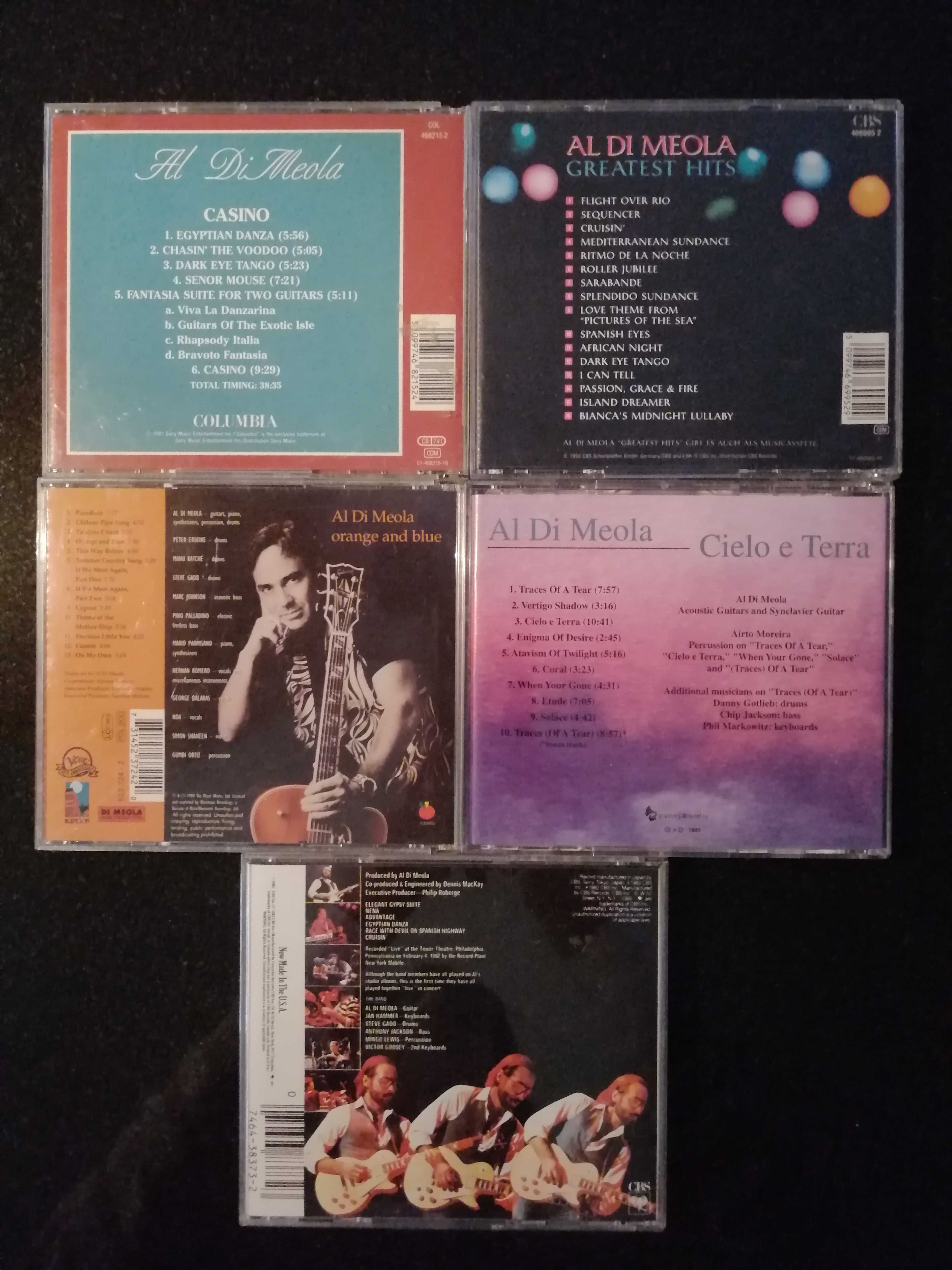 Jazz Fusion AL DI MEOLA CD’s seminovos