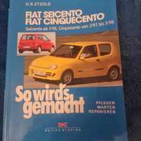 Sam naprawiam instrukcja obsługi Fiat Seicento/Cinquecento