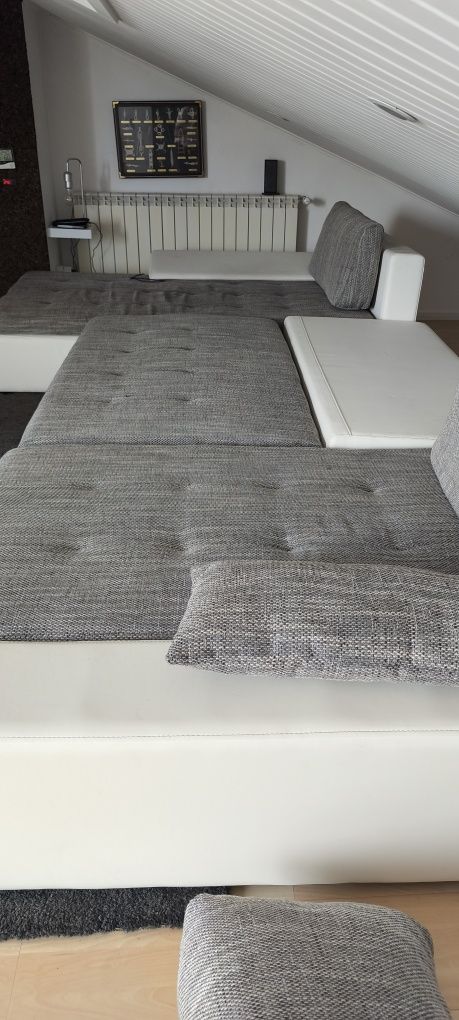 Sofá cama com duas Chaise Longue