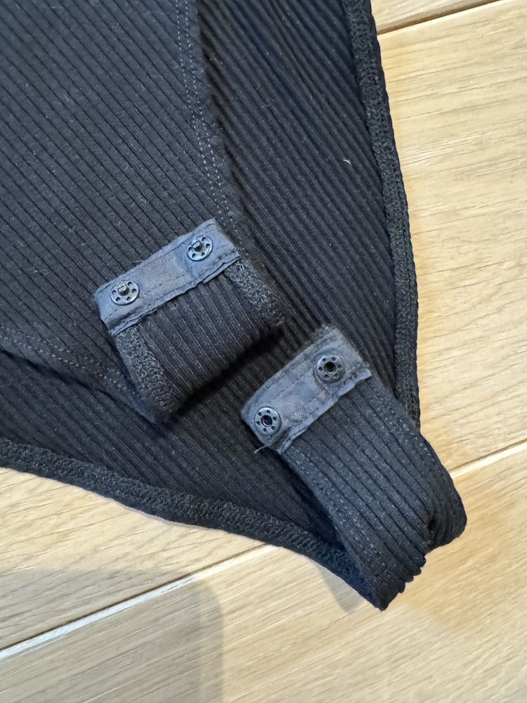 czarne eleganckie obcisłe body