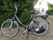 Rower spalinowy Saxonette Luxus z silnikiem pomocniczym Sachs