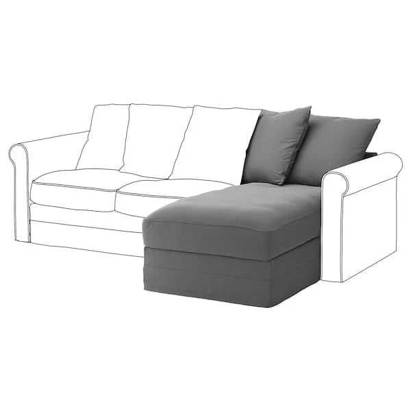 Pokrycie szezlonga GRONLID Ljungen średnioszary Ikea 305.011.33
