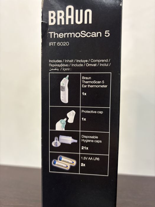 Безконтактний інфрачервоний термометр Braun 5 IRT 6020