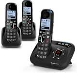 Amplicomms BigTel 1583 Trio, bezprzewodowy telefon z dużymi klawiszami
