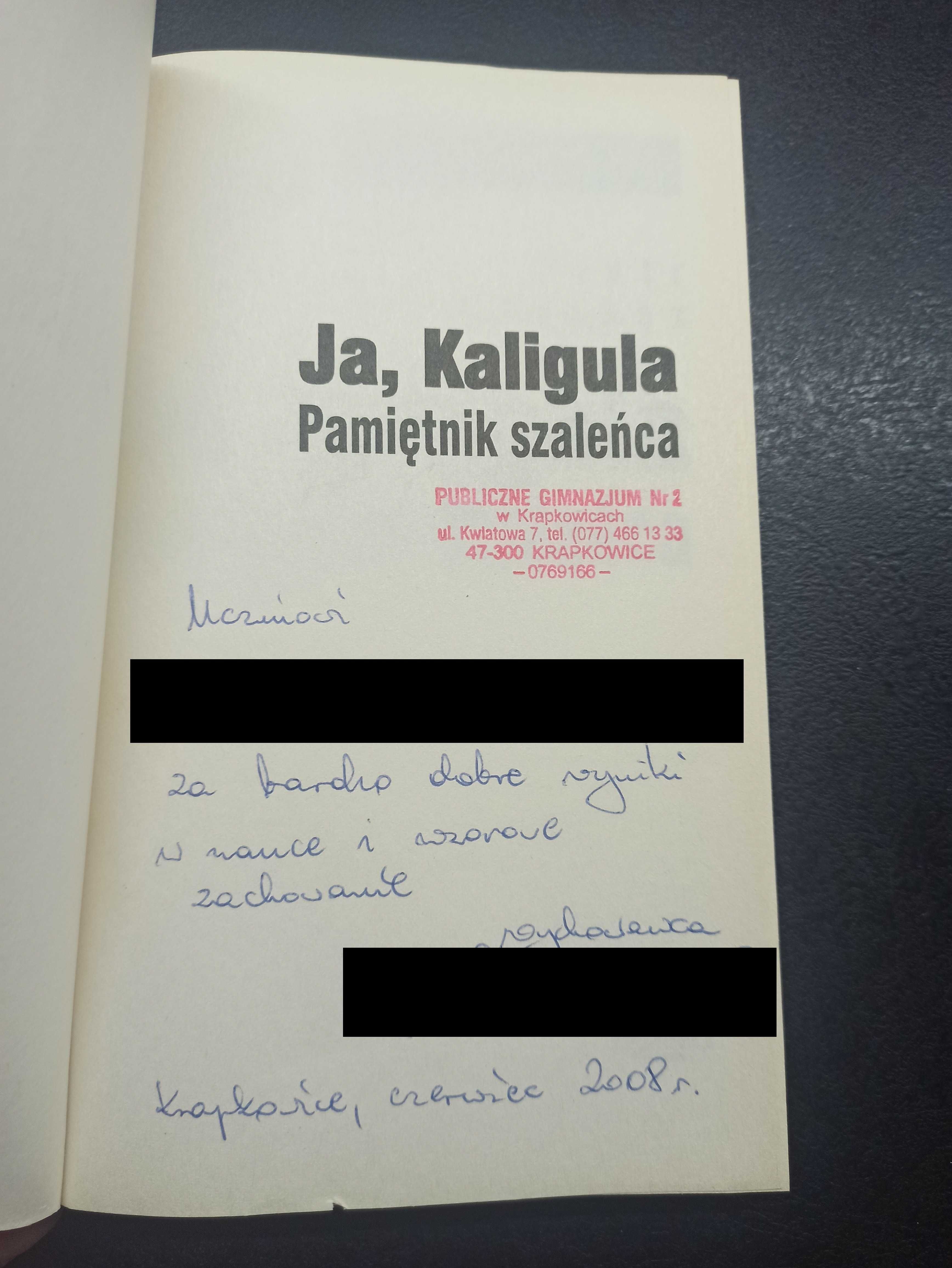 Ja, Kaligula - Pamiętnik szaleńca - Piotr Jędrosz